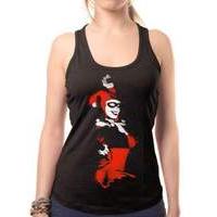 harley quinn spray paint fitted vest medium