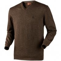 Harkila Jari Pullover, Shadow Brown Melange, Large