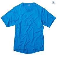 haglfs intense logo mens tee size m colour gale blue