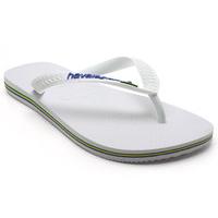 Havaianas Brazil Logo Mens Flip Flops White