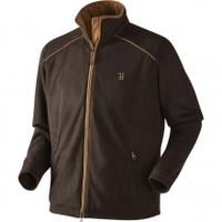 Harkila Sandhem Fleece Jacket, Dark Port Melange, Medium