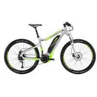 Haibike SDURO HardSeven 4.0 2017 Electric Mountain Bike | Silver/Green - M