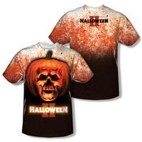 Halloween II - Pumpkin Skull (Front/Back Print)
