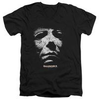 halloween ii mask v neck