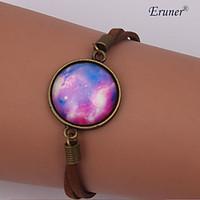 Handmade Fashion Women\'s Pretty Galaxy Cosmic Moon Bracelets Christmas Gifts