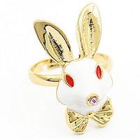 Han Edition Beautiful And Lovely Rabbit Not Sealing Ring