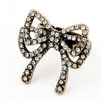 Han Edition Style Bright Drill Bow Not Silent Ring