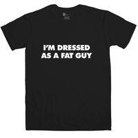 Halloween Costume Men\'s T Shirt T Shirt - I\'m Dressed As A Fat Guy