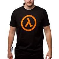 half life 2 lamba t shirt size large black