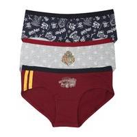 Harry Potter multi colour character print elasticated waist hot pant briefs three pack - Multicolour