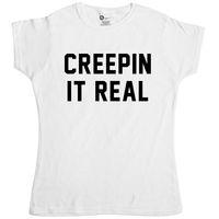 Halloween Womens T Shirt - Creepin It Real