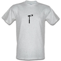 Hammered male t-shirt.