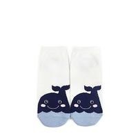 Happy Whale Ankle Socks