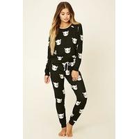 Happy Panda Print Pyjama Pants