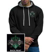 harry potter house slytherin varsity hoody large