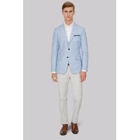 Hardy Amies Sky Linen Cotton Jacket