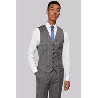 Hardy Amies Grey Prince of Wales Check Waistcoat