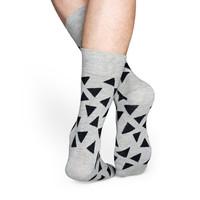 happy socks triangle socks grey