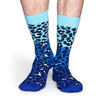 Happy Socks Block Leopard Socks - Blue