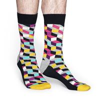 Happy Socks Filled Optic Socks - Black