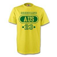 Harry Kewell Australia Aus T-shirt (yellow) - Kids