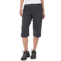 haglofs womens amfibie long shorts dark grey dark grey