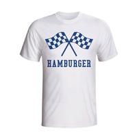 Hamburg Waving Flags T-shirt (wh...