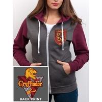 Harry Potter - House Gryffindor Women\'s XX-Large Hoodie - Grey