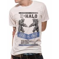 Halo 5 Fight Poster Men\'s Small T-Shirt - White