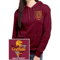 harry potter house gryffindor womens large hoodie red