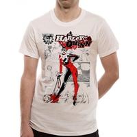Harley Quinn - Kaboom Unisex T-shirt White Large