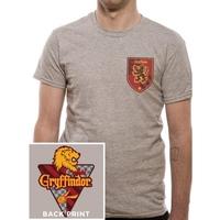 Harry Potter - House Gryffindor Men\'s Large T-Shirt - Grey