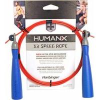 harbinger humanx x2 speed rope 10 feet redblue