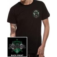Harry Potter - House Slytherin Men\'s Large T-Shirt - Black