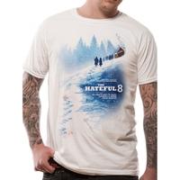 hateful eight poster unisex t shirt white small