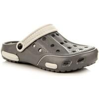 Hasby Szare Piankowe Pe?ne girls\'s Children\'s Clogs (Shoes) in grey