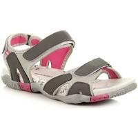 hasby szare na rzepy girlss childrens sandals in grey