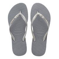 Havaianas-Flip flops - Flip Flops Slim Metal Logo Crystal -