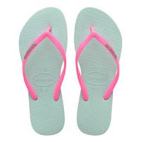 havaianas flip flops flipflops slim logo green