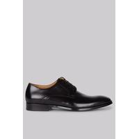 Hardy Amies Black Derby Shoes