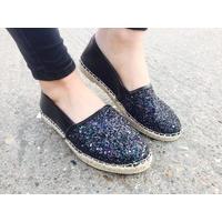 Harmony Espadrilles Textured Glitter