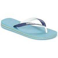 havaianas brasil mix mens flip flops sandals shoes in blue