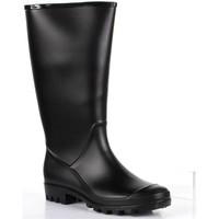 hasby czarne oficerki womens wellington boots in black