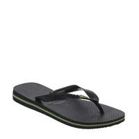 havaianas brazil flip flop black rubber