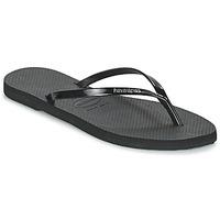 havaianas you metallic womens flip flops sandals shoes in black