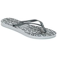 havaianas slim animals womens sandals in grey