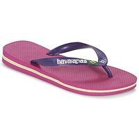 Havaianas BRASIL LOGO women\'s Flip flops / Sandals (Shoes) in pink