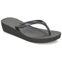 havaianas high light womens flip flops sandals shoes in black