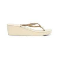 Havianas Gold Wedge Toe Post Flip Flop