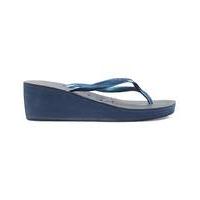 Havianas Navy Wedge Toe Post Flip Flop